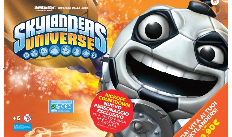“Skylanders Universe” invade le edicole italiane con la Gazzetta dello Sport