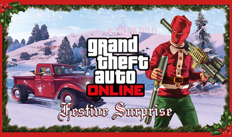 Festive Surprise update per GTA V – inserite le battaglie a palle di neve!