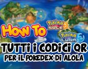 Tutti i codici QR per il Pokédex di Pokémon Sole e Luna