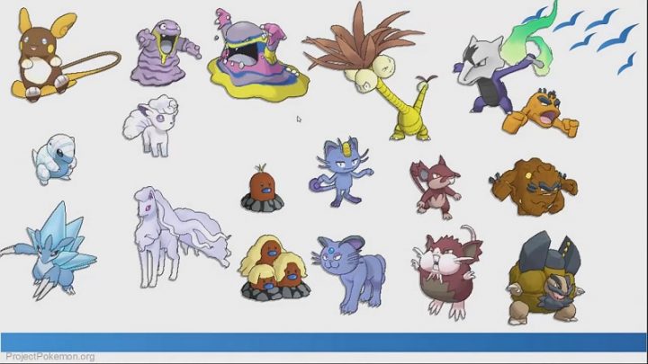 Le varianti "shiny" dei Pokémon forma Alola