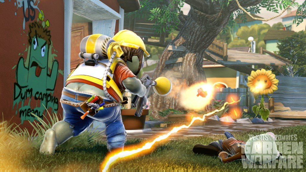 Plants vs zombies fight