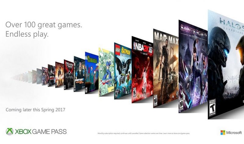 Microsoft: oltre 100 titoli a 10 euro al mese. Arriva Xbox Game Pass